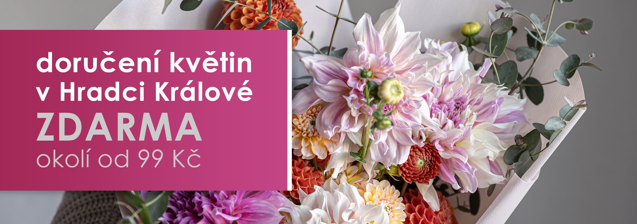 Darujte květinu Hradec Králové | rozvoz květin