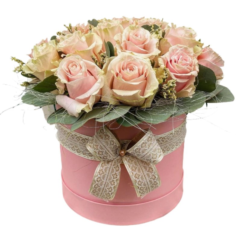 Flower box růžový