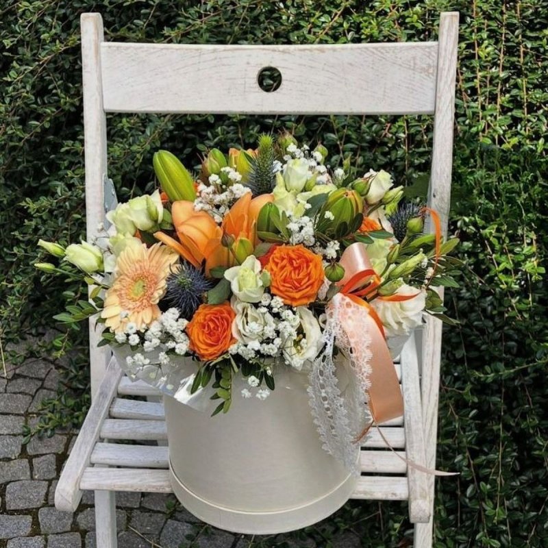 Flower Box with Lilies Flower Box with Lilies